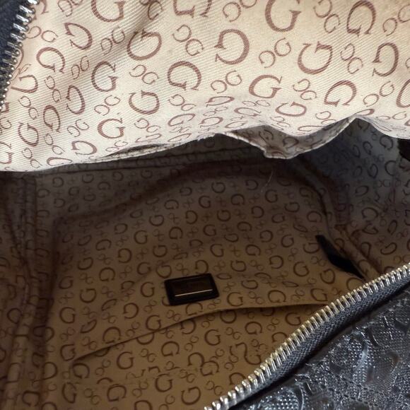 GUESS Black Logo Backpack - Picture 8 of 13